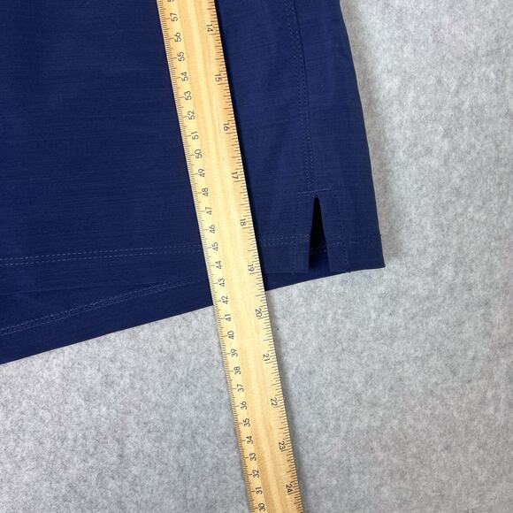 Fabletics The 7" Franchise Short Lined Mens Sz XXL Navy Blue Performance Stretch - Picture 8 of 13